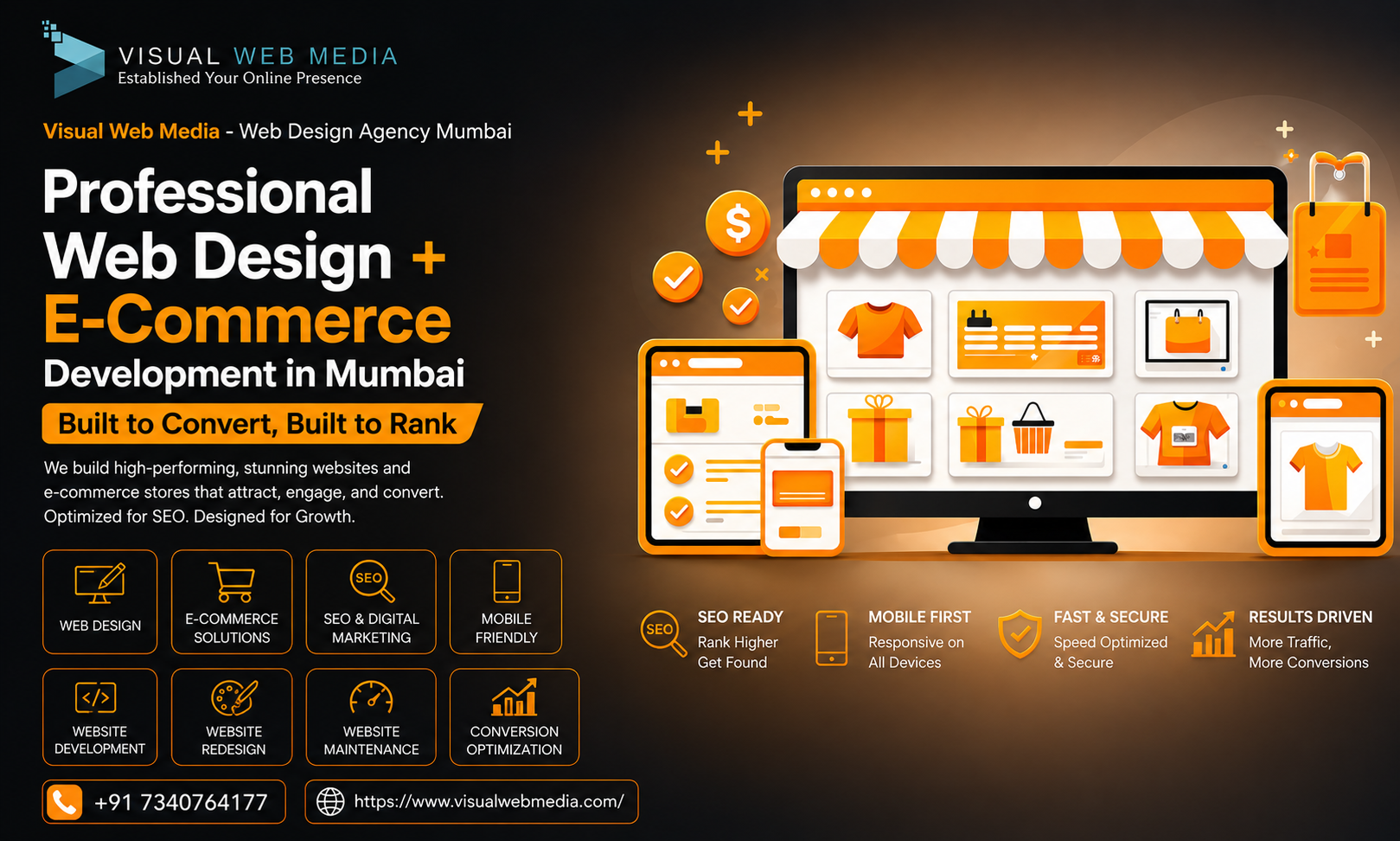 Professional Web Design and E-Commerce Development Mumbai